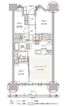 京王多摩川ハモンズ 間取り E3 type