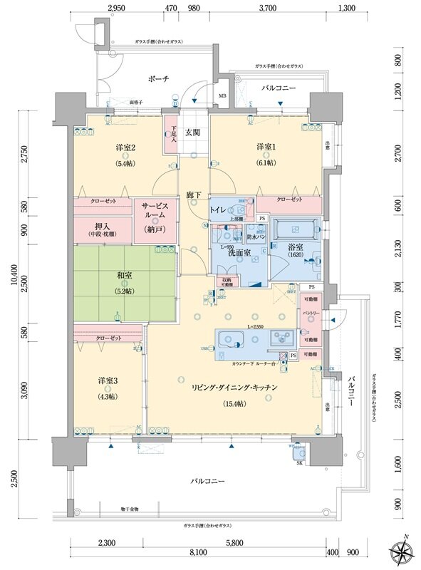 アメイズ荒木駅南 間取り C type