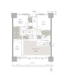 幕張ベイパーク　ブルームテラスタワー 間取り S84tタイプ