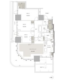 幕張ベイパーク　ブルームテラスタワー 間取り NwT93タイプ