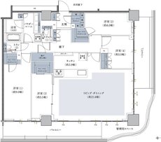 ザ・ファインタワー八王子 間取り 121M2 type