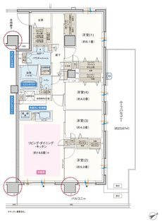 エクセレントシティ千葉松波 間取り Ir type