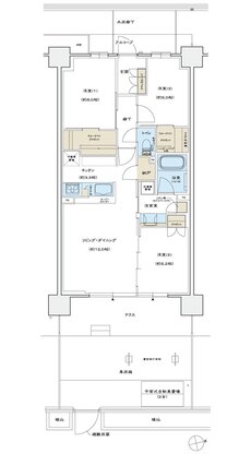 シエリア島本 間取り Fg TYPE