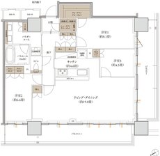 プレミストタワー大分 間取り B type（Plan Select2）