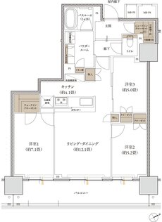 プレミストタワー大分 間取り G type
