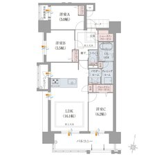 サンライフ朽網ファーストクラス 間取り A type