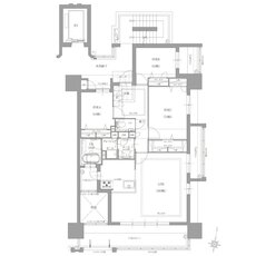 サンライフ朽網ファーストクラス 間取り D2 type