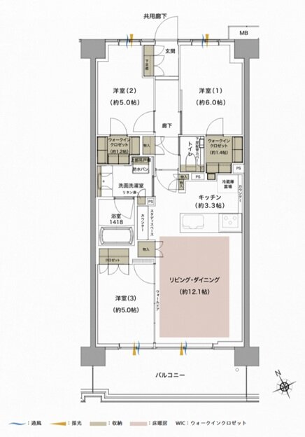 ジオ武蔵小金井 間取り A9 TYPE