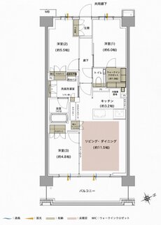 ジオ武蔵小金井 間取り O3 TYPE