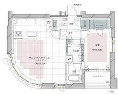 ピアース麻布十番ヴィアーレ 間取り A type［MENU PLAN］