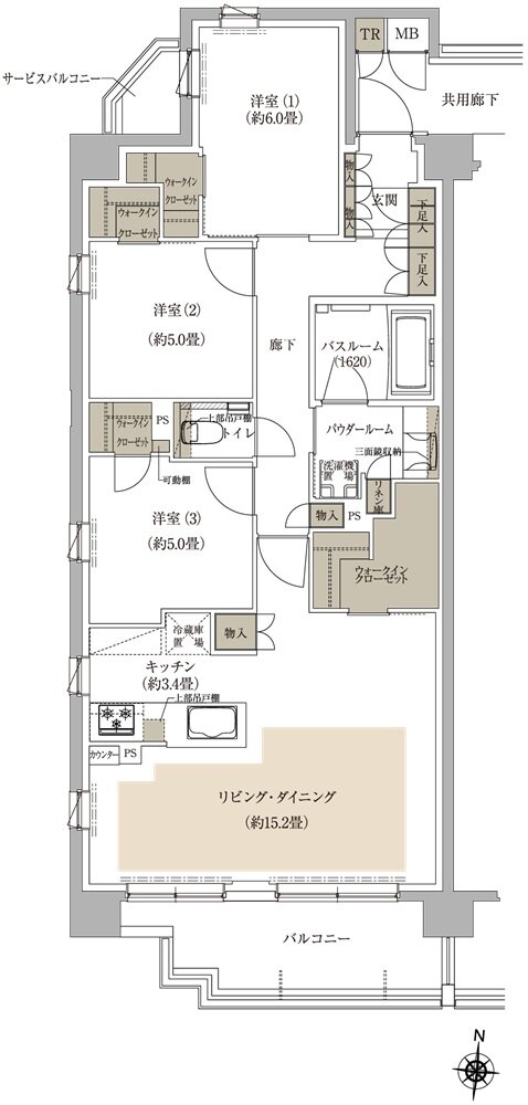 プレミスト中央林間 間取り A type