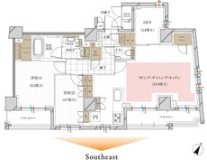 ルジェンテ神楽坂 間取り Pタイプ メニュープラン2