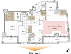 ルジェンテ神楽坂 間取り Pタイプ メニュープラン3