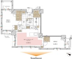 ルジェンテ神楽坂 間取り Qタイプ メニュープラン3