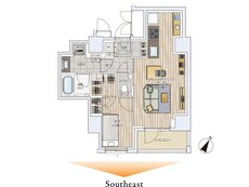 ルジェンテ神楽坂 間取り Iタイプ