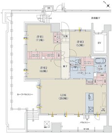 グランドパレス春日静邸 間取り I TYPE
