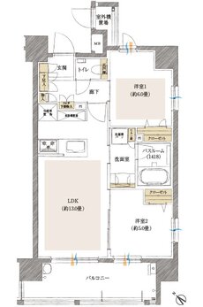 イノバス博多天神プロジェクト 間取り Dタイプ(イノバス博多神屋)