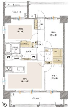 イノバス博多天神プロジェクト 間取り Eタイプ(イノバス博多神屋)