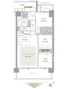 ルネ柏ザ・レジデンス 間取り G TYPE