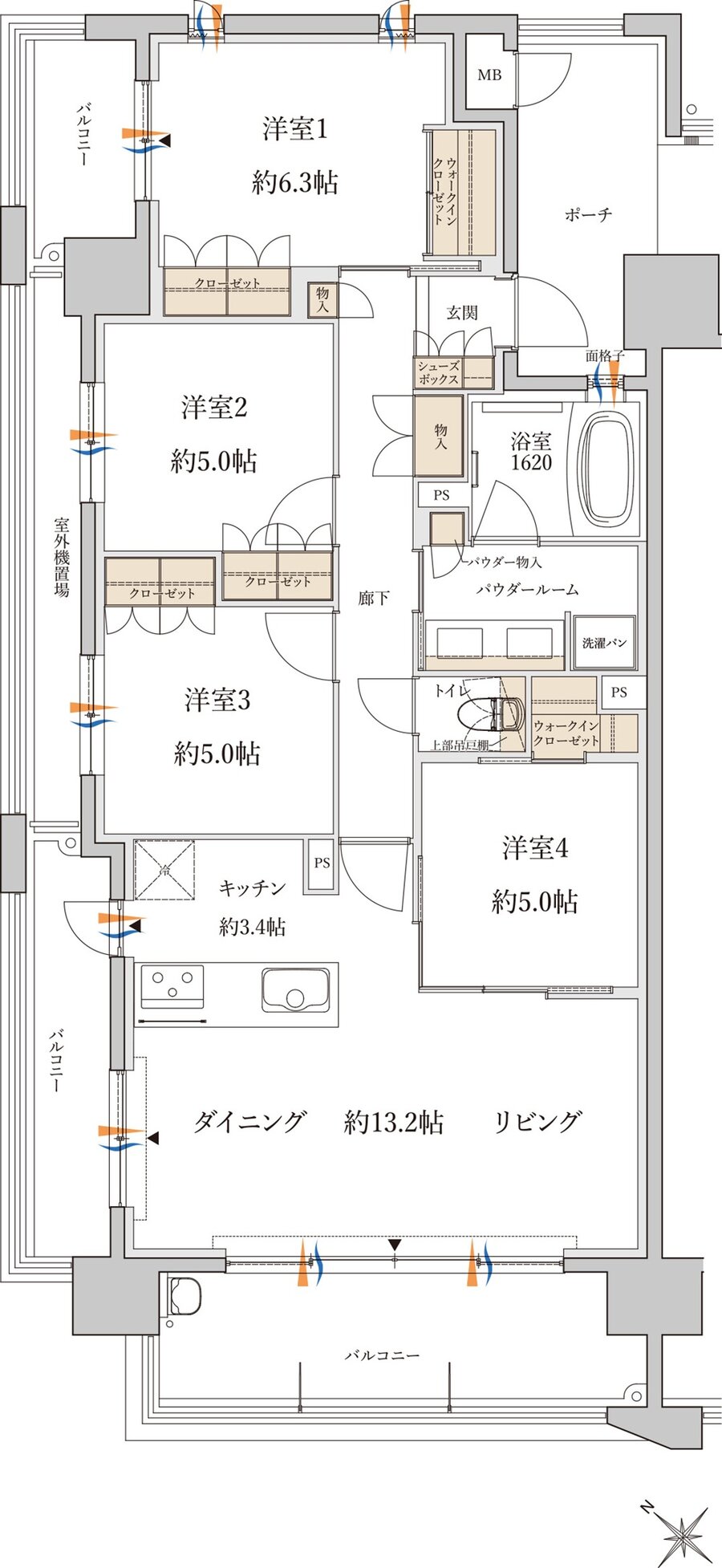 MJR白木原 間取り A type