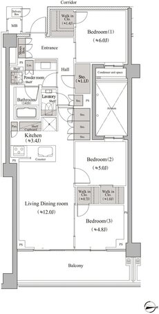 ヴィークハウス深沢 間取り e2-1 type