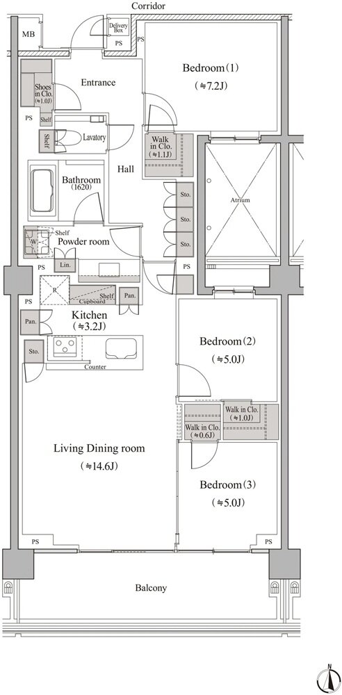 ヴィークハウス深沢 間取り s3-3 type