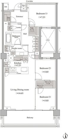 ヴィークハウス深沢 間取り s3-3 type