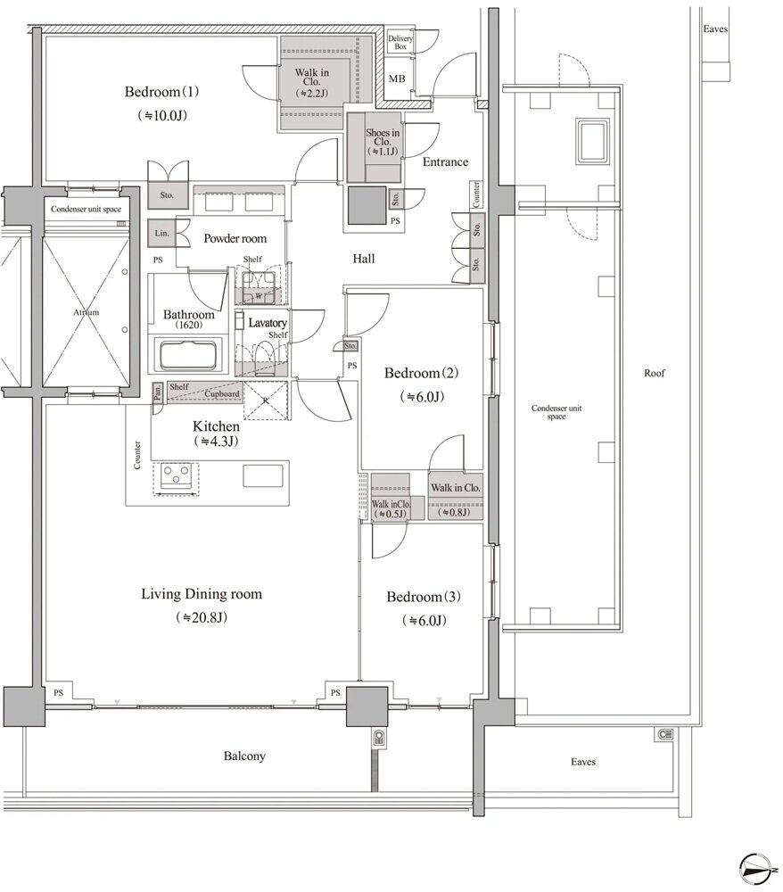 ヴィークハウス深沢 間取り e3-4 type
