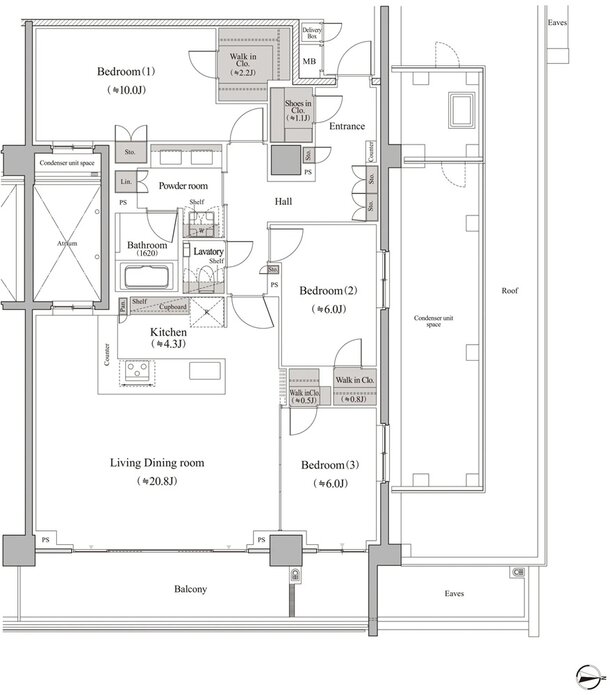 ヴィークハウス深沢 間取り e3-4 type