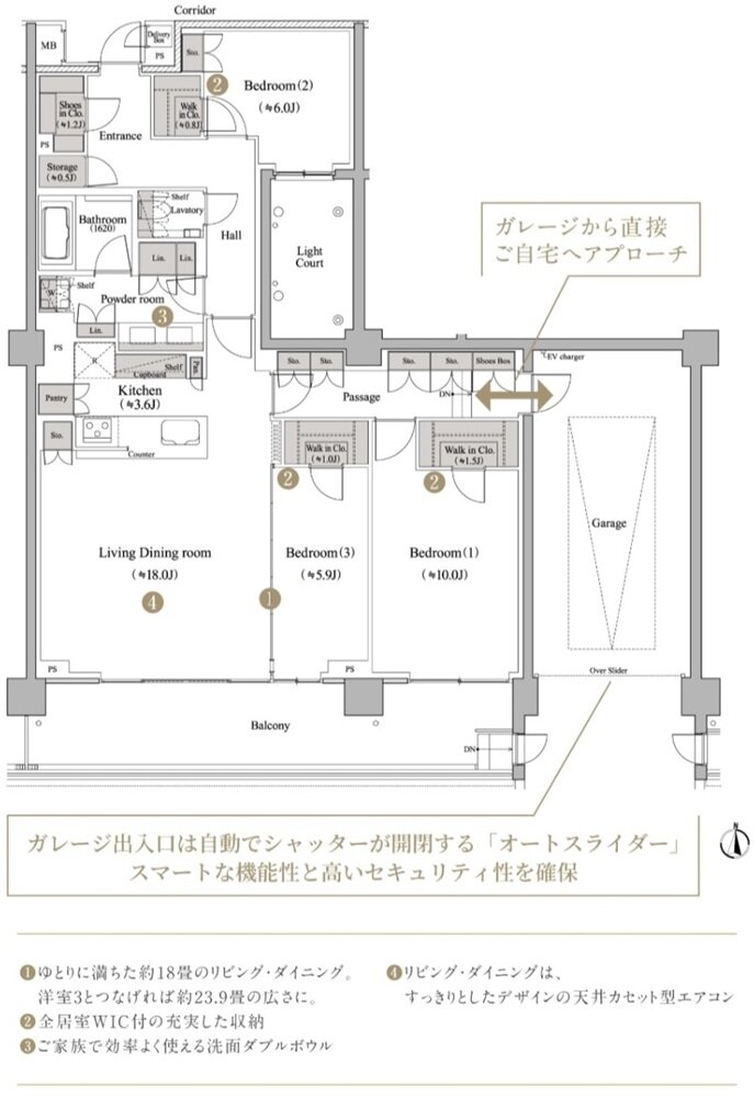 ヴィークハウス深沢 間取り s1-4 type
