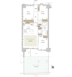 ヴェレーナ松戸レジデンス 間取り A1g TYPE