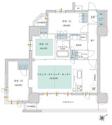 イノバス葵 間取り Aタイプ