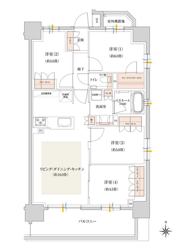 イノバス赤池 間取り Cタイプ