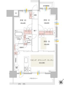 イノバス名古屋本陣 間取り Dタイプ