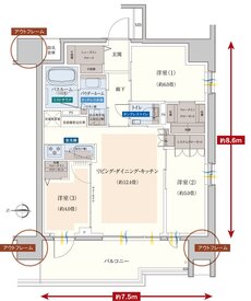 エクセレントシティ川越連雀町 間取り B type