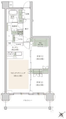 プライム横浜 間取り H-E TYPE