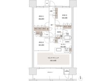 パークホームズ大濠公園ミッド 間取り C1タイプ