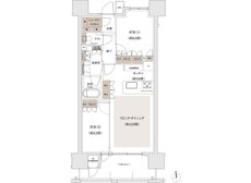 パークホームズ大濠公園ミッド 間取り D1タイプ