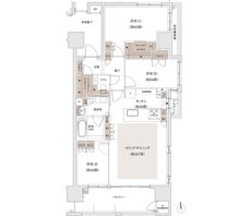 パークホームズ大濠公園ミッド 間取り E1タイプ