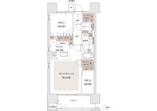 パークホームズ大濠公園ミッド 間取り F1タイプ