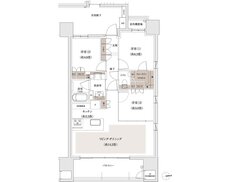 パークホームズ大濠公園ミッド 間取り H1タイプ