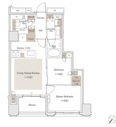 パークホームズ日本橋人形町三丁目 間取り Cタイプ