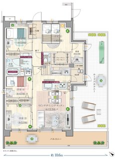 エクセレントシティ清瀬ザ・グレイス 間取り Pr type
