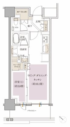 Brillia(ブリリア) 月島四丁目 間取り C type