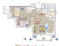 ルジェンテ横浜桜木町 間取り Dタイプ