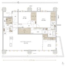 レ・ジェイド 那覇安里駅前 間取り G type 〈最上階角住戸〉