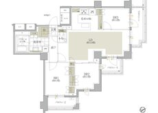 イノベイシア恵比寿 間取り H2タイプ