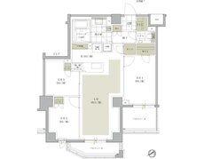 イノベイシア恵比寿 間取り B1タイプ