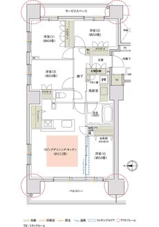 ミッドレジデンス帯広駅前 間取り A TYPE
