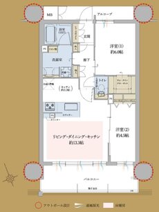 グランドパレス和泉府中駅前 間取り C type